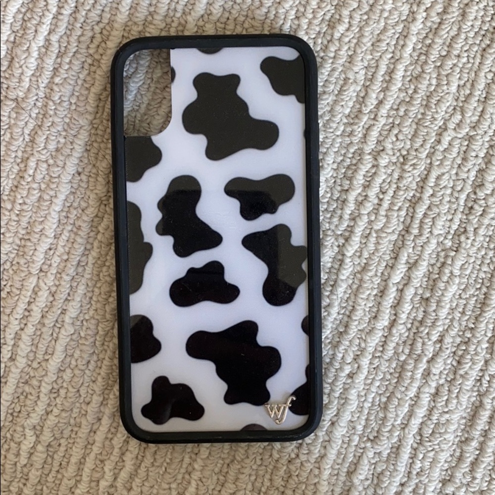 iPhone X “Moo moo” wildflower case